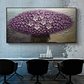 Lavender Dome Blossom Abstract Painting
