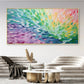 Aurora Petal Wave Abstract Painting