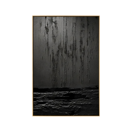 Midnight Storm Abstract Sea Canvas Art