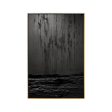 Midnight Storm Abstract Sea Canvas Art