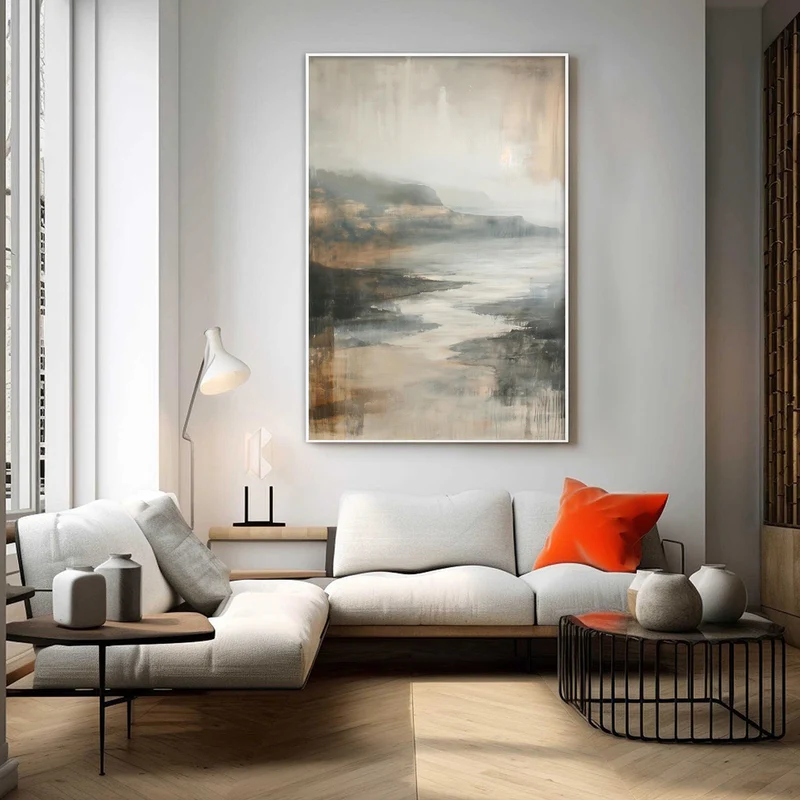 Whispers of the Bay Mist Landscape Painting