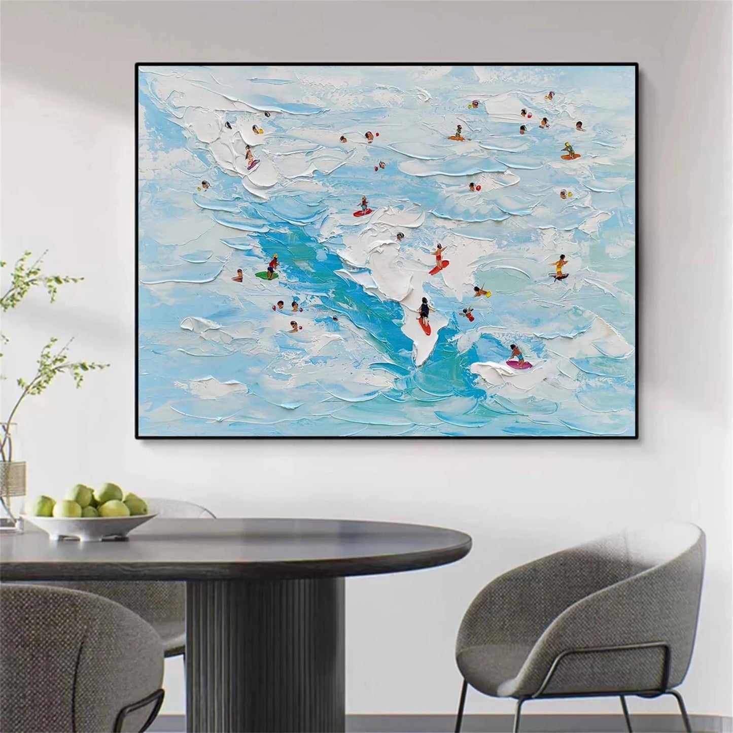 Surf Splash-Active Ocean Painting
