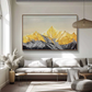 Sunrise Mountain Abstract Painting