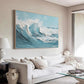 Azure Tide-Blue Textured Seascape