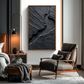 Black Abstract Textured Painting #ART70