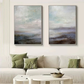 Tranquil Horizon Abstract Landscape Painting Set Set of 2