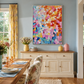 Sunlit Petals Abstract Painting