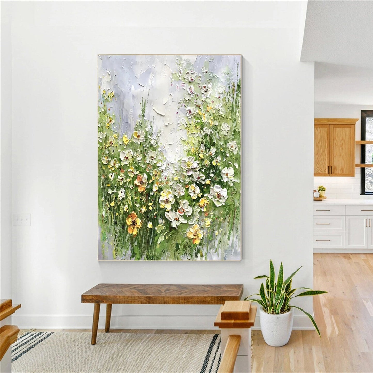 Spring Meadow Whisper Floral Painting