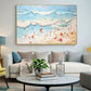 Golden Waves-Beach Abstract Painting