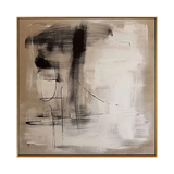 Neutral Brushstroke Abstract Painting