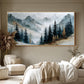 Silent Ridge Misty Mountain Painting