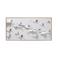 Alpine Skiers 3D Textured Painting