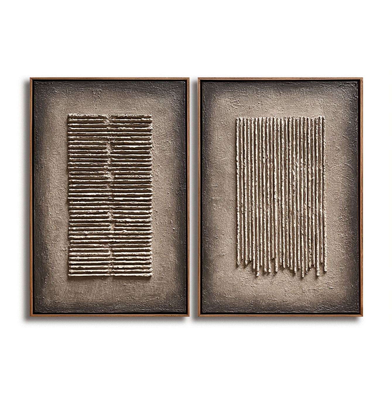 Minimalist Textured Wall Art Set #ART77