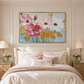 Blush Harmony Textured Floral Painting #RIH3