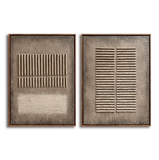 Wabi Sabi Textured Wall Art Set #ART78