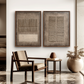 Wabi Sabi Textured Wall Art Set #ART78