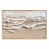Beige Textured Wave Painting #ART07