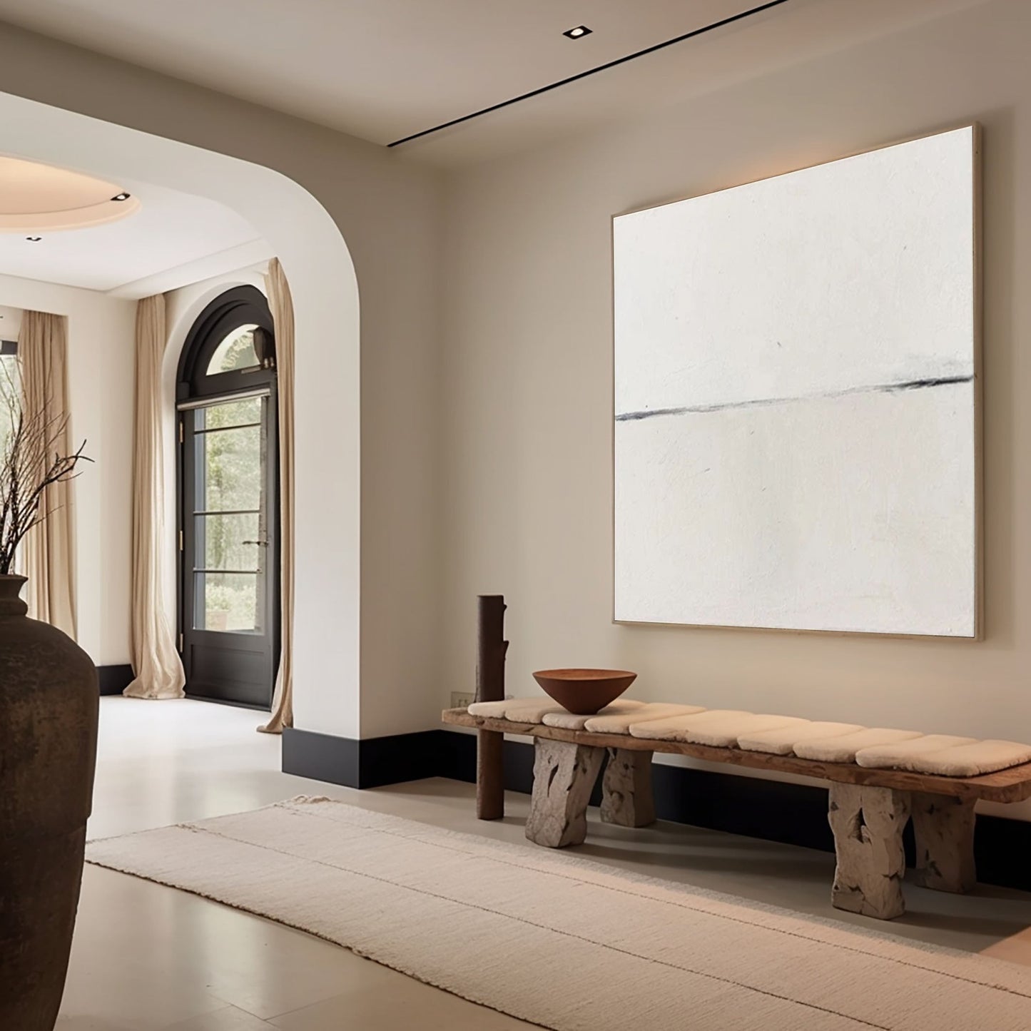 Still Line Whisper Minimal Painting