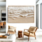 Beige Textured Wave Painting #ART07