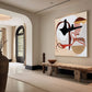 Saffron Loop Modern Abstract Painting