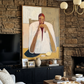 Contemplative Lemon Portrait Canvas Art