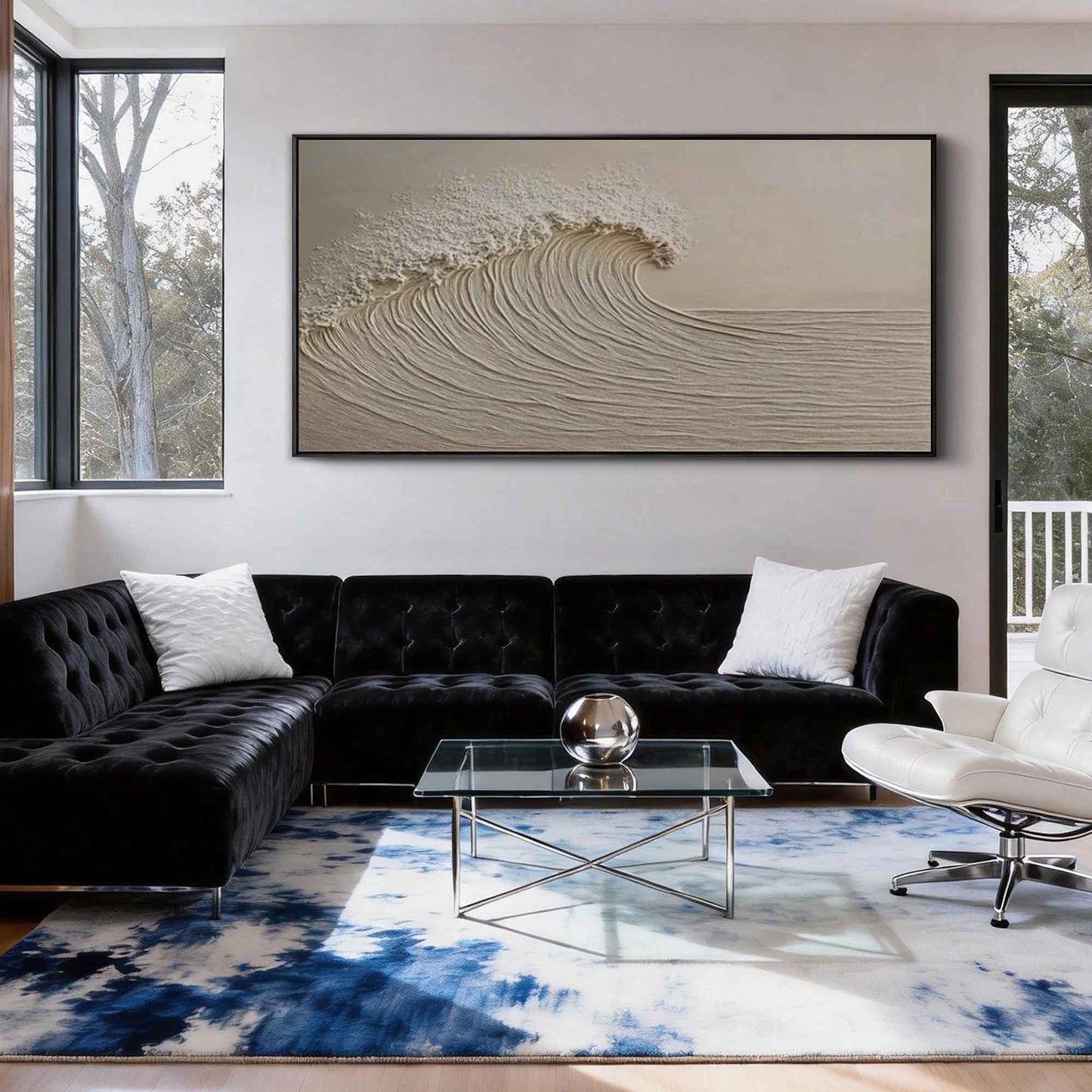 Sand Whisper Wave Abstract