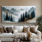 Silent Ridge Misty Mountain Painting