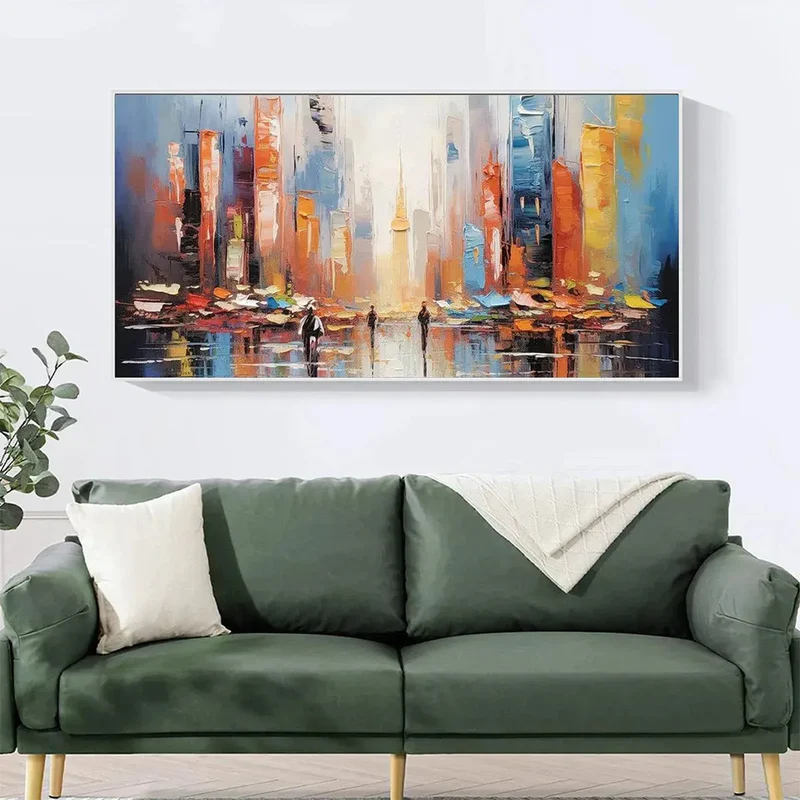 Abstract City Lights Painting