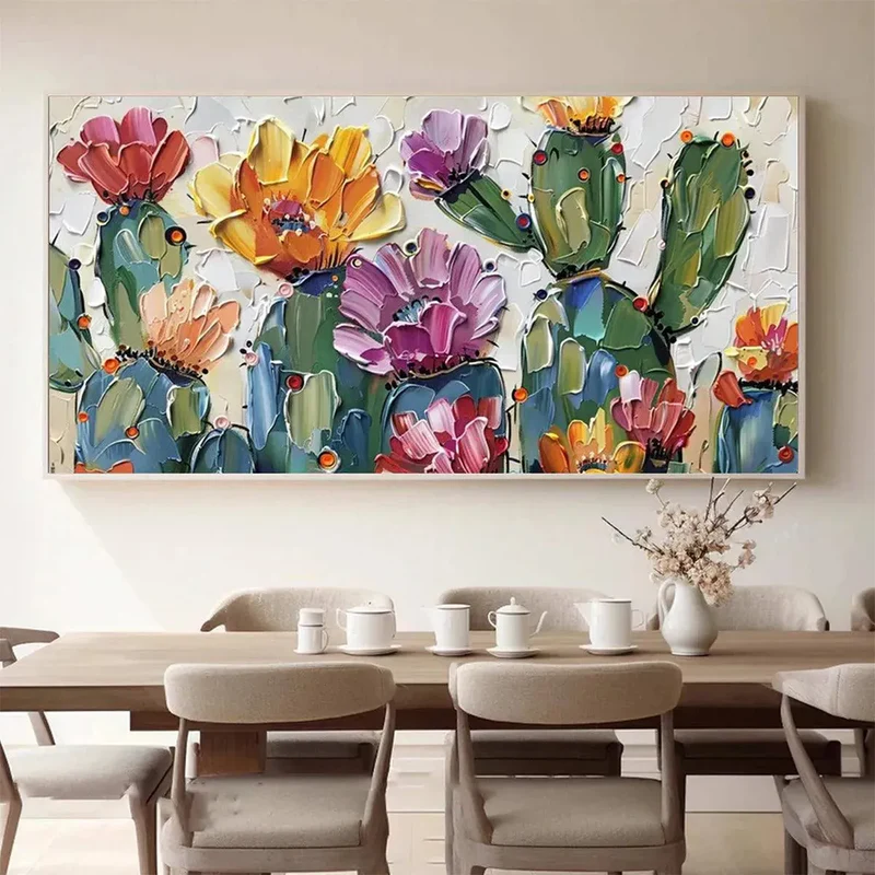 Colorful Desert Flower Painting