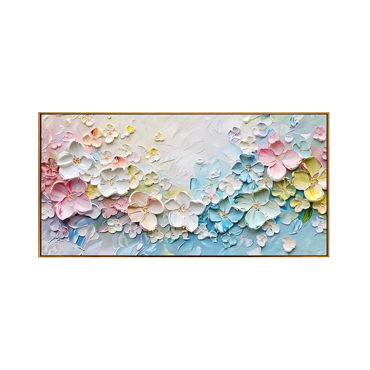 Pastel Bloom Floral Painting