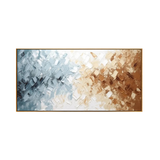 Coastal Hues Gradient Impasto Canvas Art