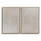 Set of 2 Minimalist Textured Paintings