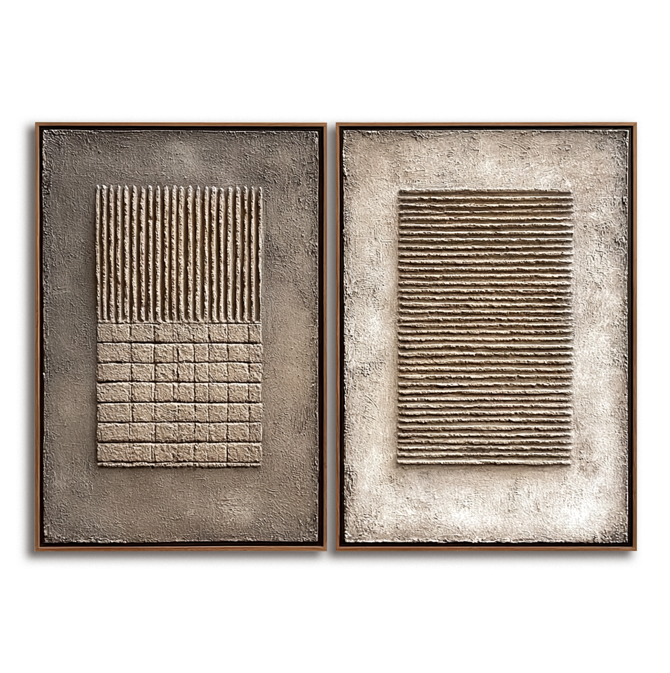 Wabi Sabi Relief Wall Art Set #ART80