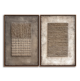 Wabi Sabi Relief Wall Art Set #ART80