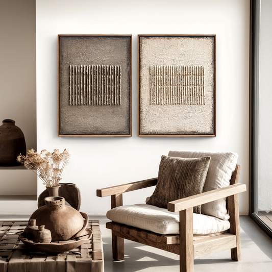 Wabi Sabi Minimalist Wall Art Set #ART81