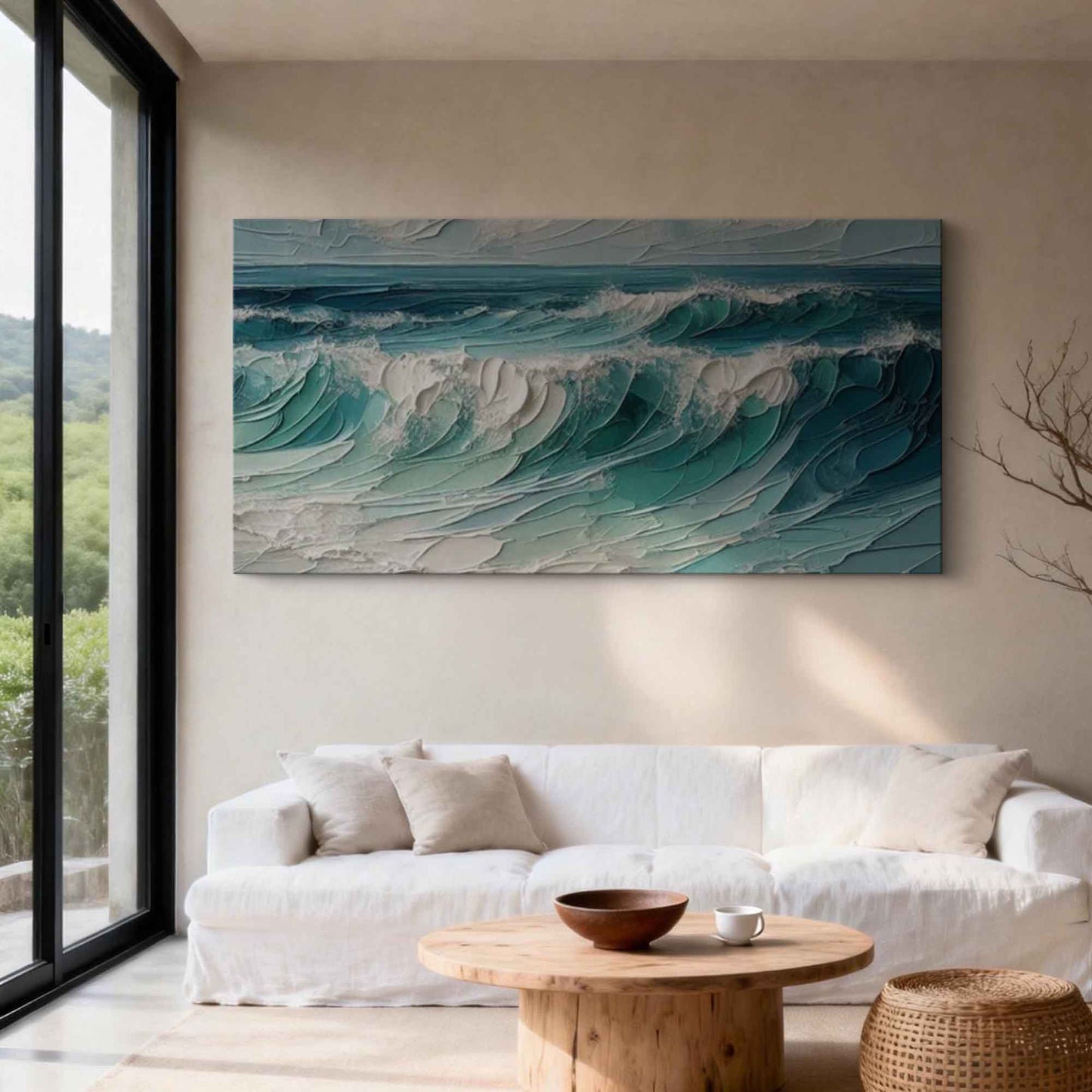 Celestial Wave Motion Painting