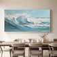 Azure Tide-Blue Textured Seascape