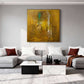 Golden Haze Abstract Painting