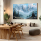 Blue Mist Mountain Landscape Painting