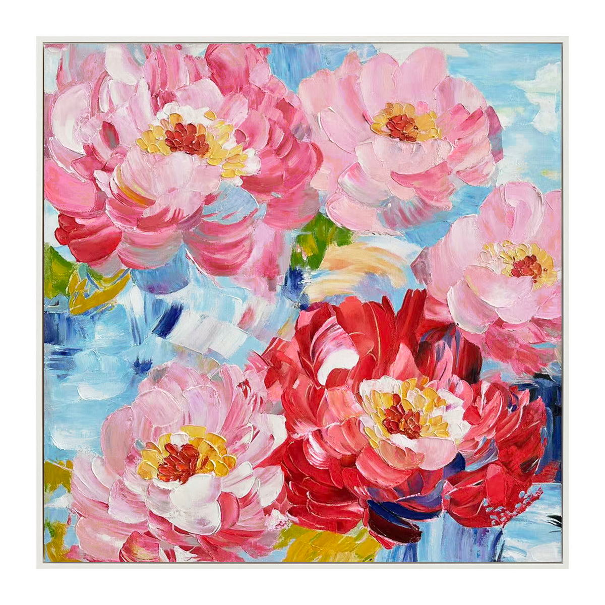 Bloom Radiance Pink Floral Painting #PIX2£¨191£©