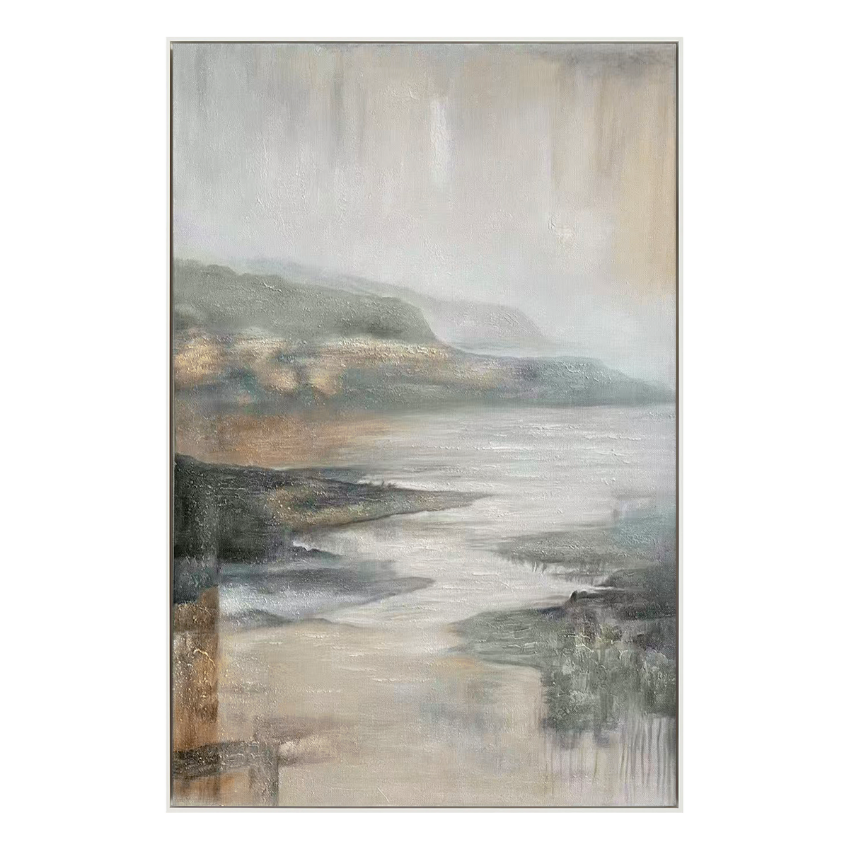 Whispers of the Bay Mist Landscape Painting