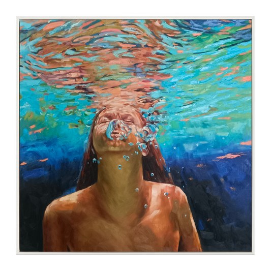 Silent Breath Underwater Figurative Painting