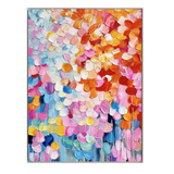 Sunlit Petals Abstract Painting