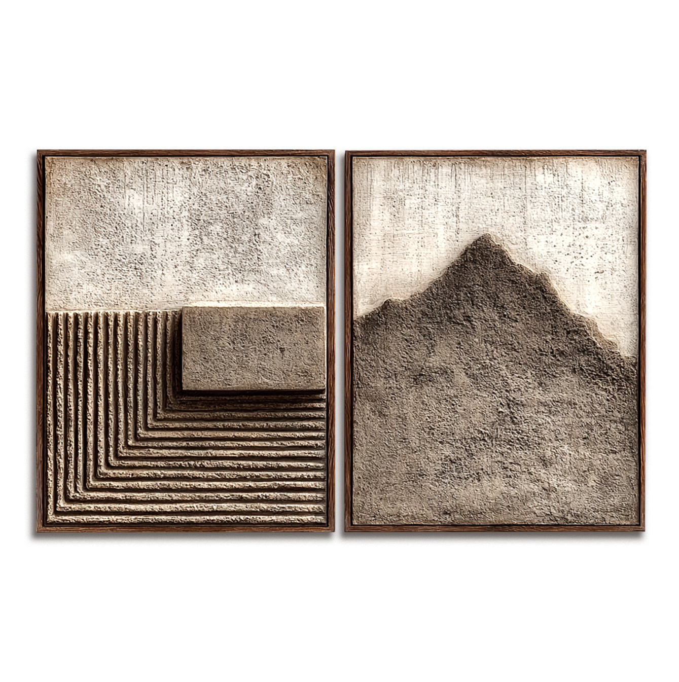 Wabi Sabi Textured Wall Art Set #ART84