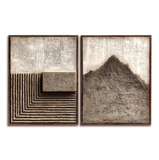 Wabi Sabi Textured Wall Art Set #ART84