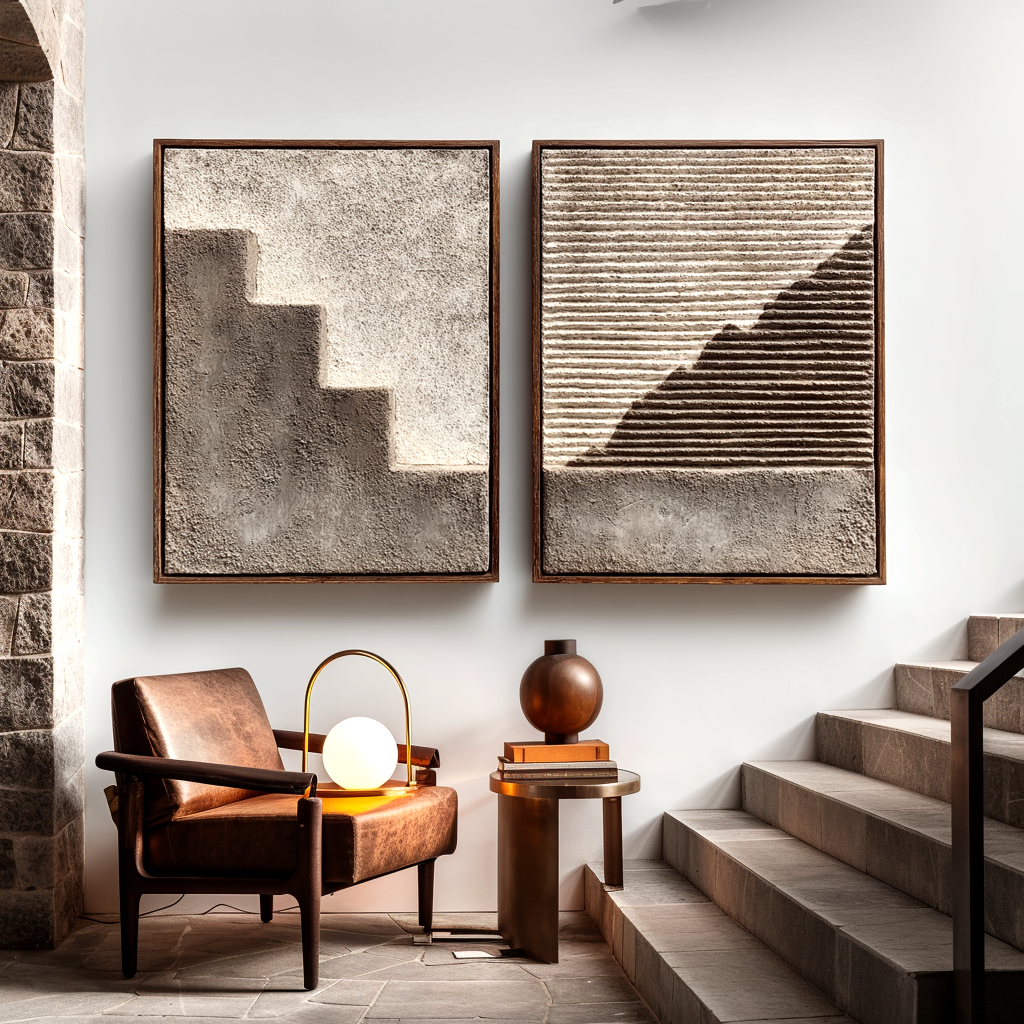 Wabi Sabi Minimalist Wall Art Set #ART85