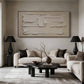 Pure White Thick Texture Abstract Painting