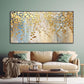 Sunlit Bough Yellow Blossom Painting