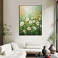 Morning Meadow White Floral Painting