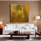 Golden Haze Abstract Painting